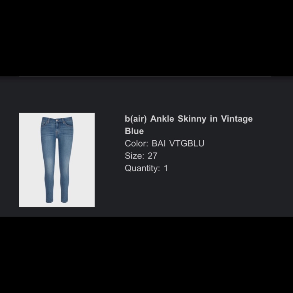 7 for all mankind b(air) skinny jeans